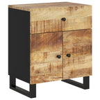 Nachtkastjes 50X33X60 Cm Massief Mangohout En Bewerkt Hout