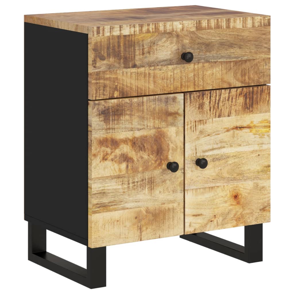 Nachtkastjes 50X33X60 Cm Massief Mangohout En Bewerkt Hout