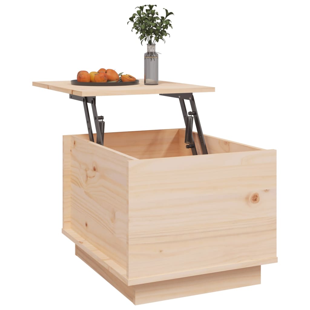 Salontafel 40X50X35 Cm Massief Grenenhout