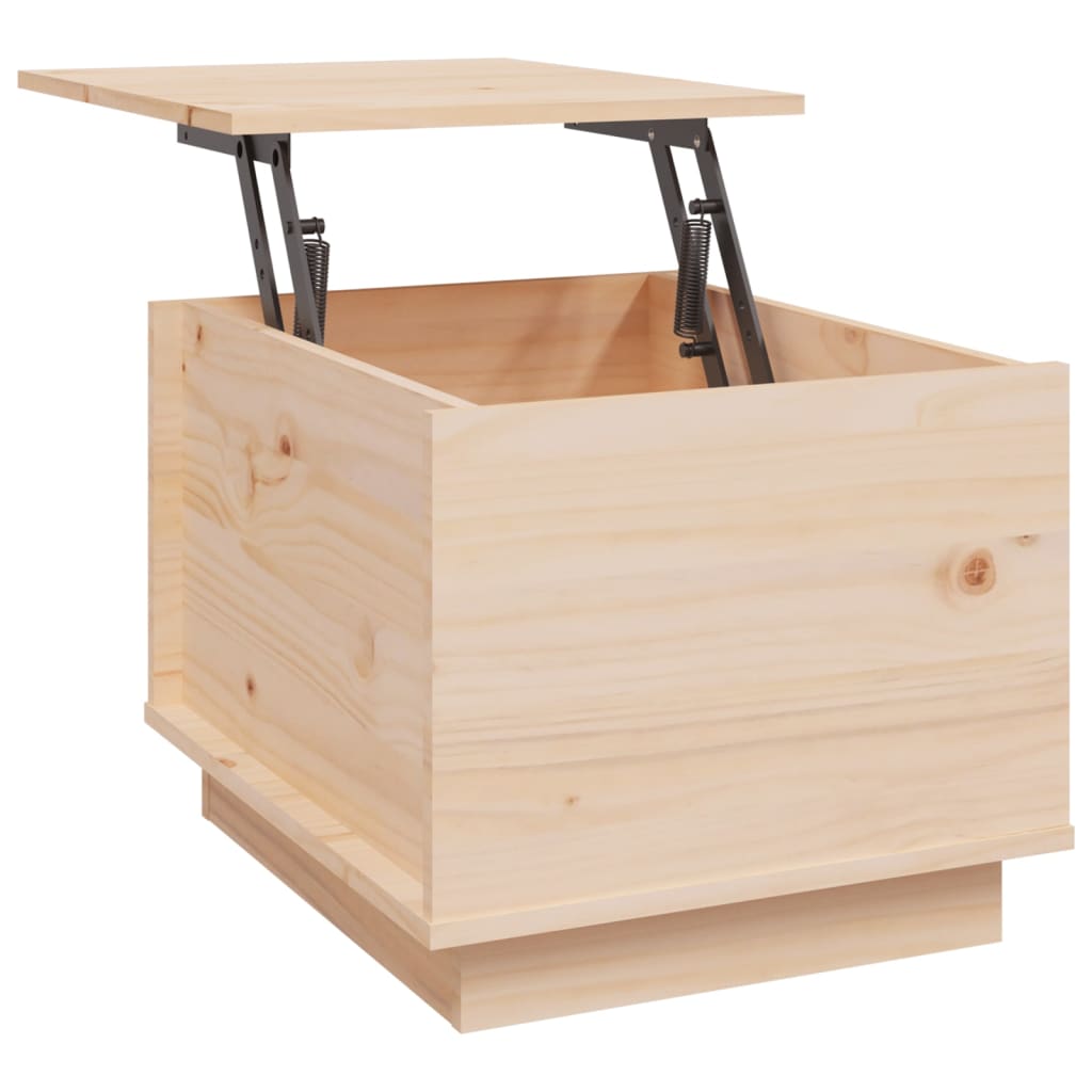 Salontafel 40X50X35 Cm Massief Grenenhout