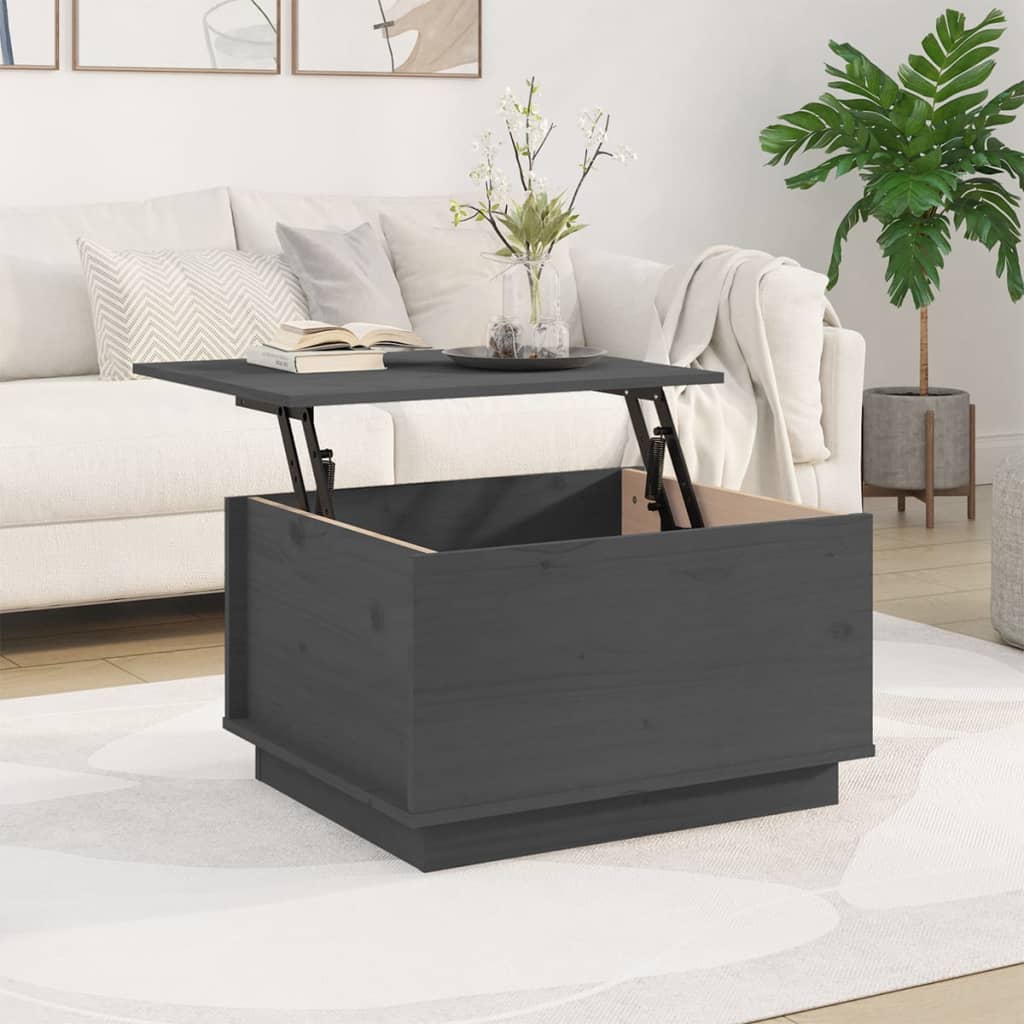 Salontafel 60X50X35 Cm Massief Grenenhout
