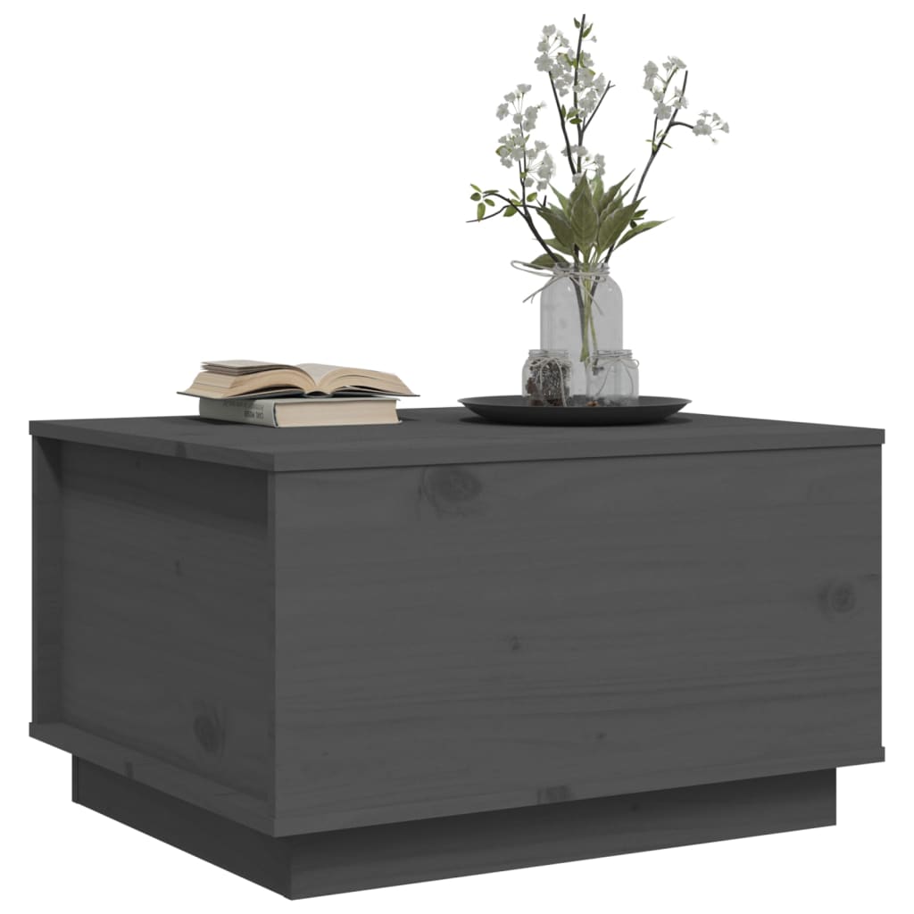 Salontafel 60X50X35 Cm Massief Grenenhout