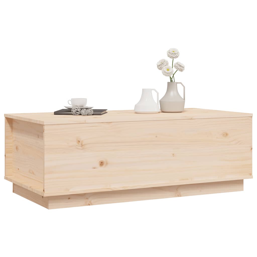 Salontafel 100X50X35 Cm Massief Grenenhout