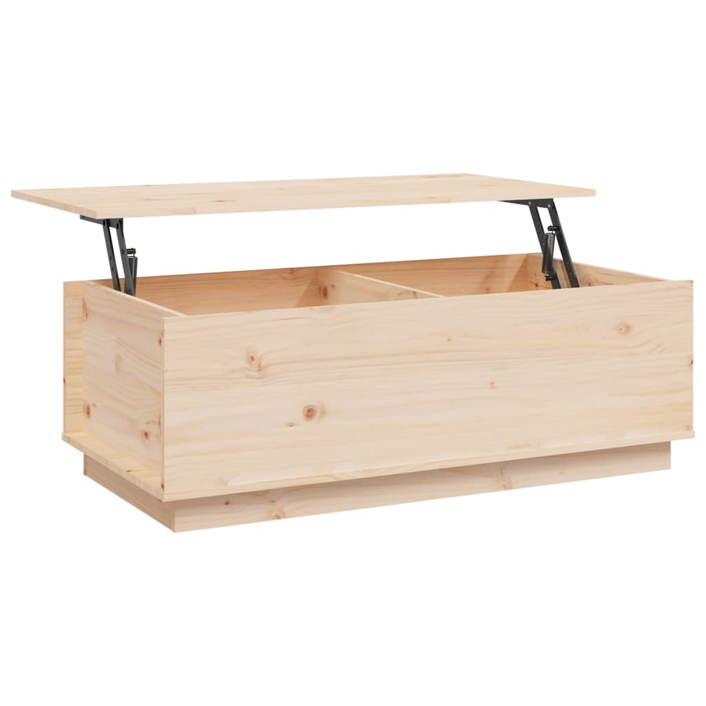 Salontafel 100X50X35 Cm Massief Grenenhout