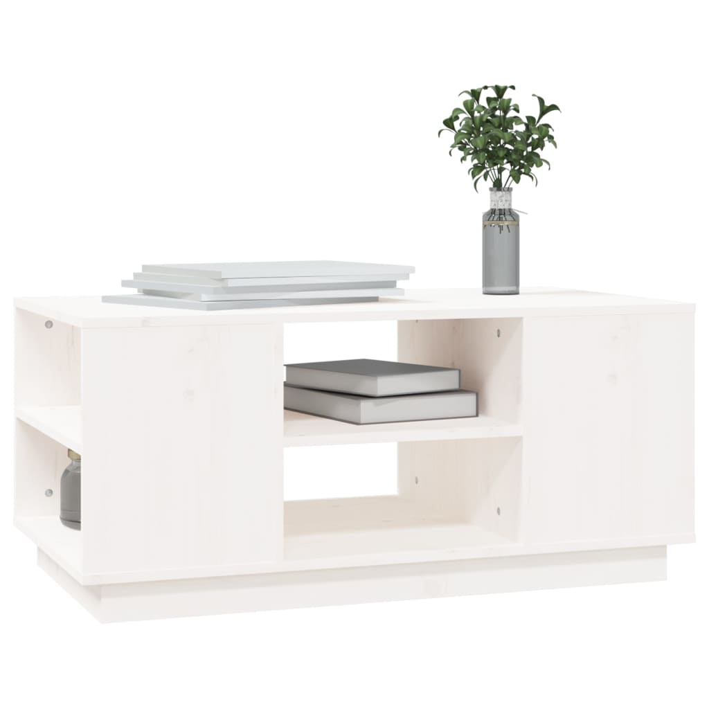 Salontafel 90X49X40,5 Cm Massief Grenenhout