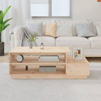 Salontafel 120X50X40,5 Cm Massief Grenenhout