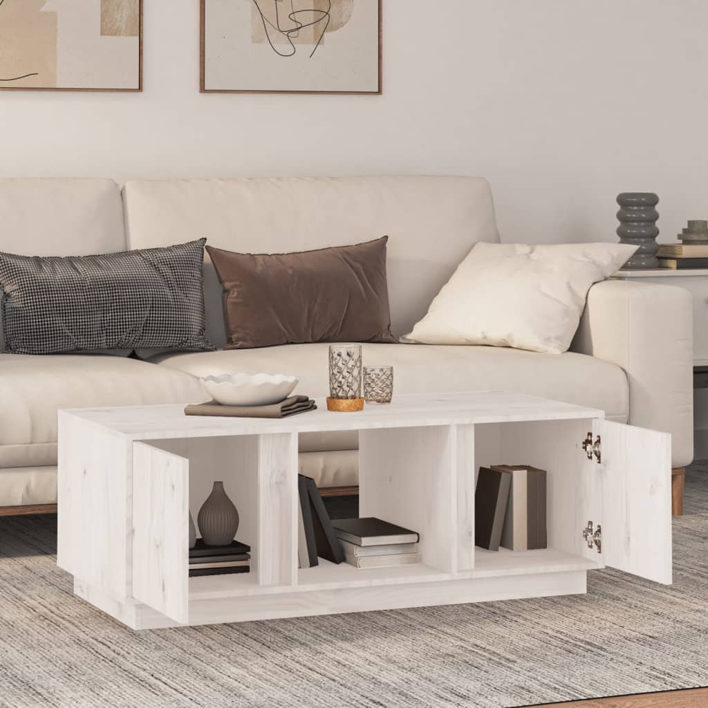 Salontafel 110X50X40 Cm Massief Grenenhout