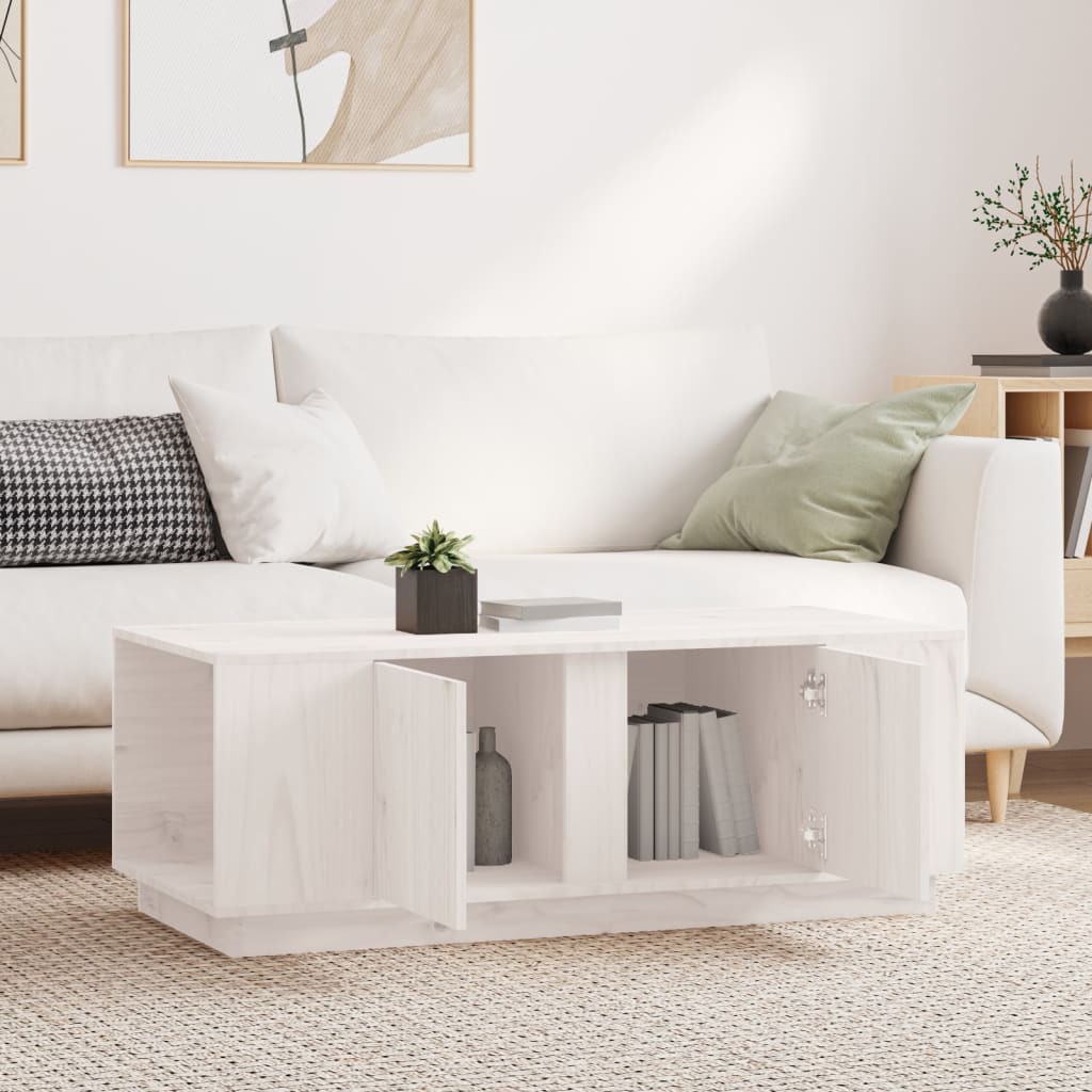 Salontafel 110X50X40 Cm Massief Grenenhout