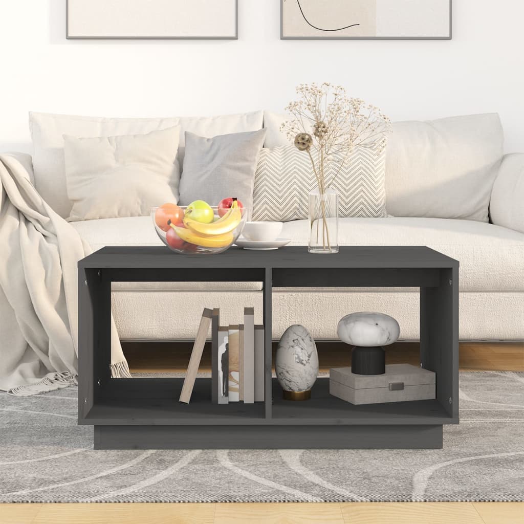 Salontafel 80X50X40 Cm Massief Grenenhout