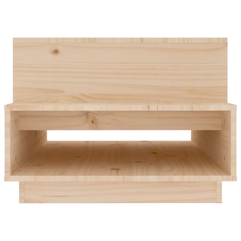 Salontafel 80X55X40,5 Cm Massief Grenenhout