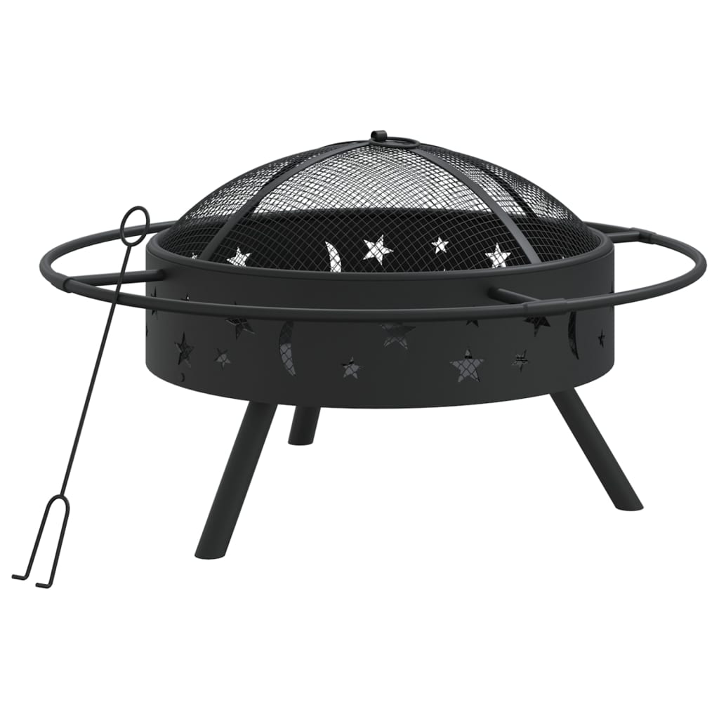 Vuurplaats Met Pook Xxl 70 Cm Staal