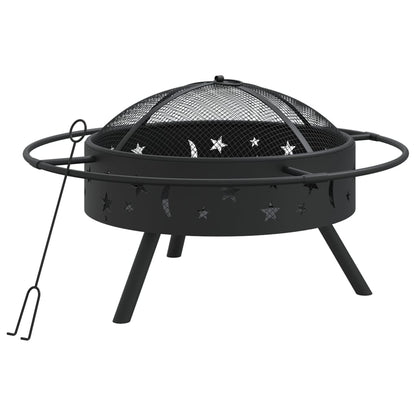 Vuurplaats Met Pook Xxl 70 Cm Staal