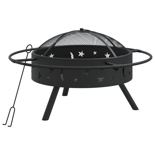 Vuurplaats Met Pook Xxl 70 Cm Staal
