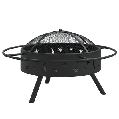 Vuurplaats Met Pook Xxl 70 Cm Staal
