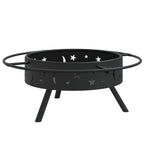 Vuurplaats Met Pook Xxl 70 Cm Staal