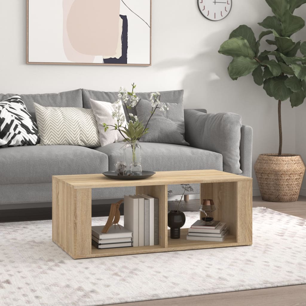 Salontafel 100X50X36 Cm Bewerkt Hout