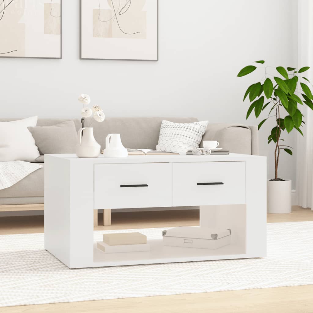 Salontafel 80X50X40 Cm Bewerkt Hout Kleurig