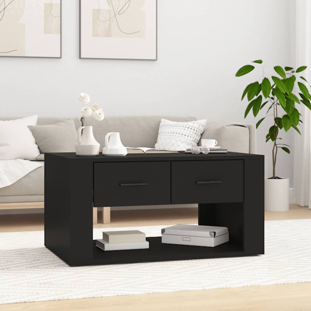 Salontafel 80X50X40 Cm Bewerkt Hout Kleurig