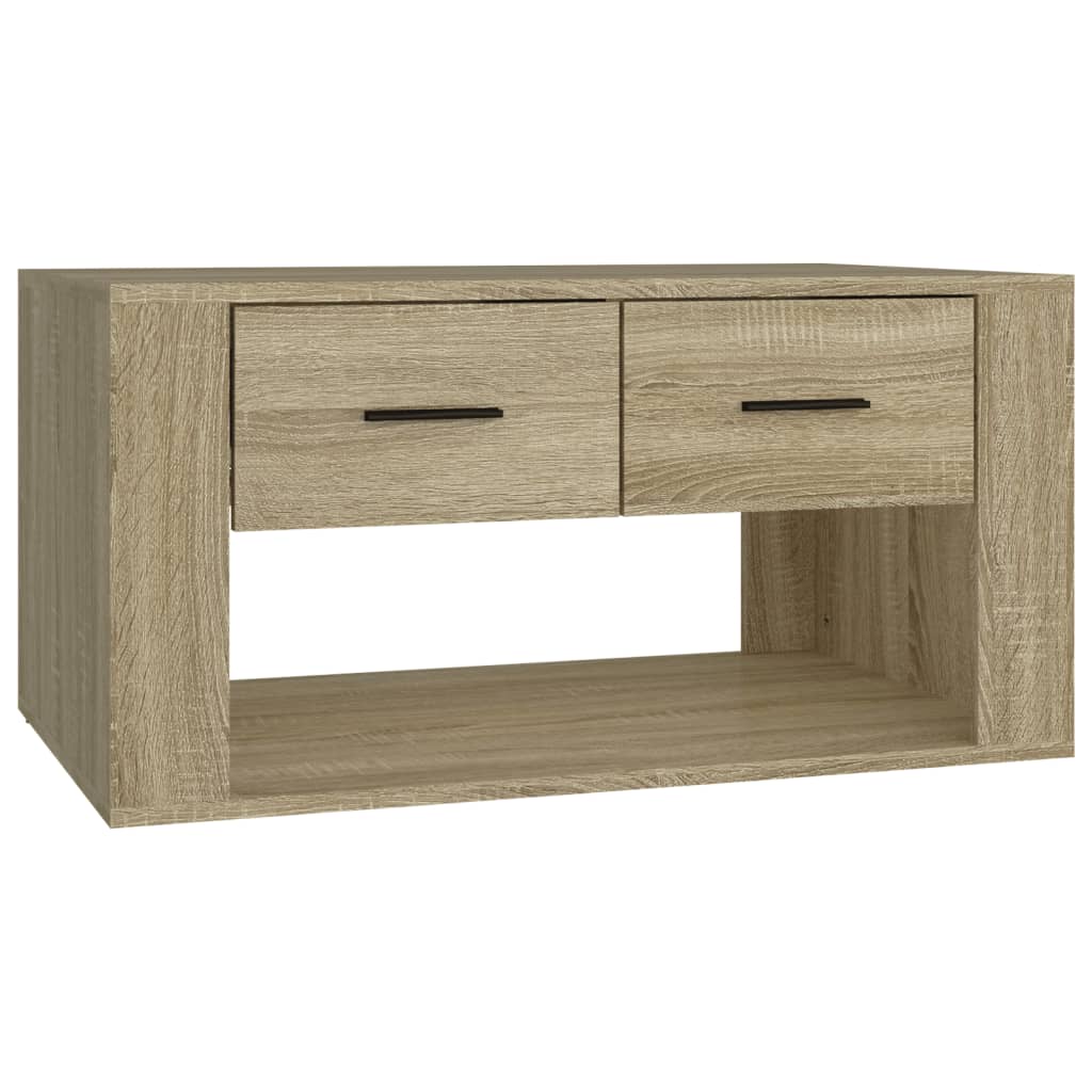 Salontafel 80X50X40 Cm Bewerkt Hout Kleurig