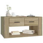 Salontafel 80X50X40 Cm Bewerkt Hout Kleurig