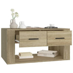 Salontafel 80X50X40 Cm Bewerkt Hout Kleurig