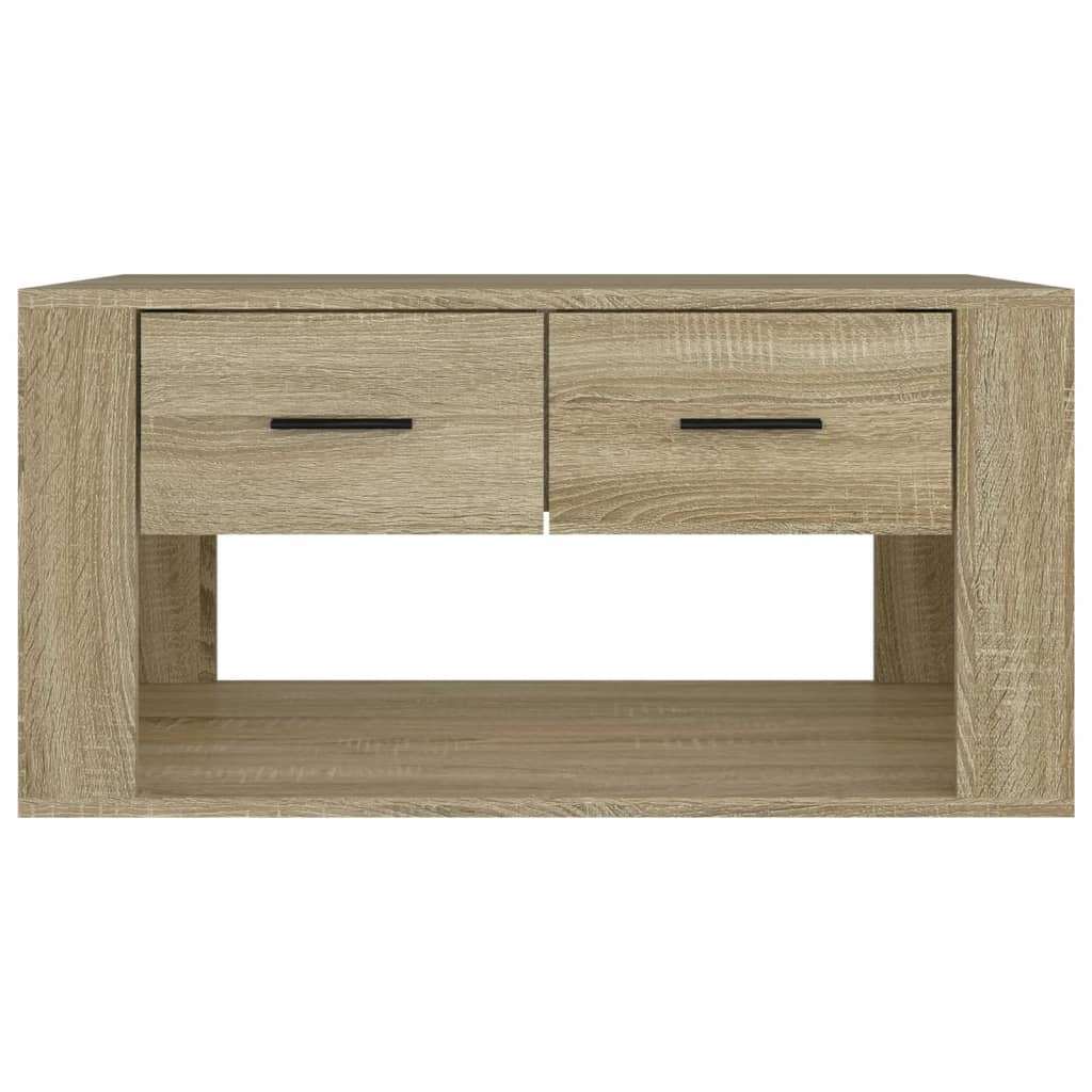 Salontafel 80X50X40 Cm Bewerkt Hout Kleurig