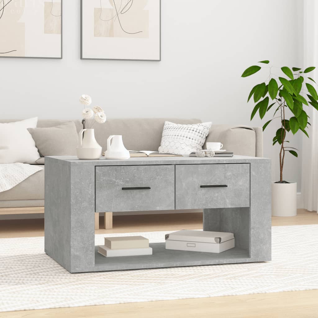 Salontafel 80X50X40 Cm Bewerkt Hout Kleurig