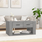 Salontafel 80X50X40 Cm Bewerkt Hout Kleurig