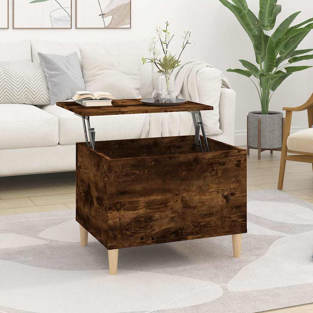 Salontafel 90X44,5X45 Cm Bewerkt Hout Kleurig