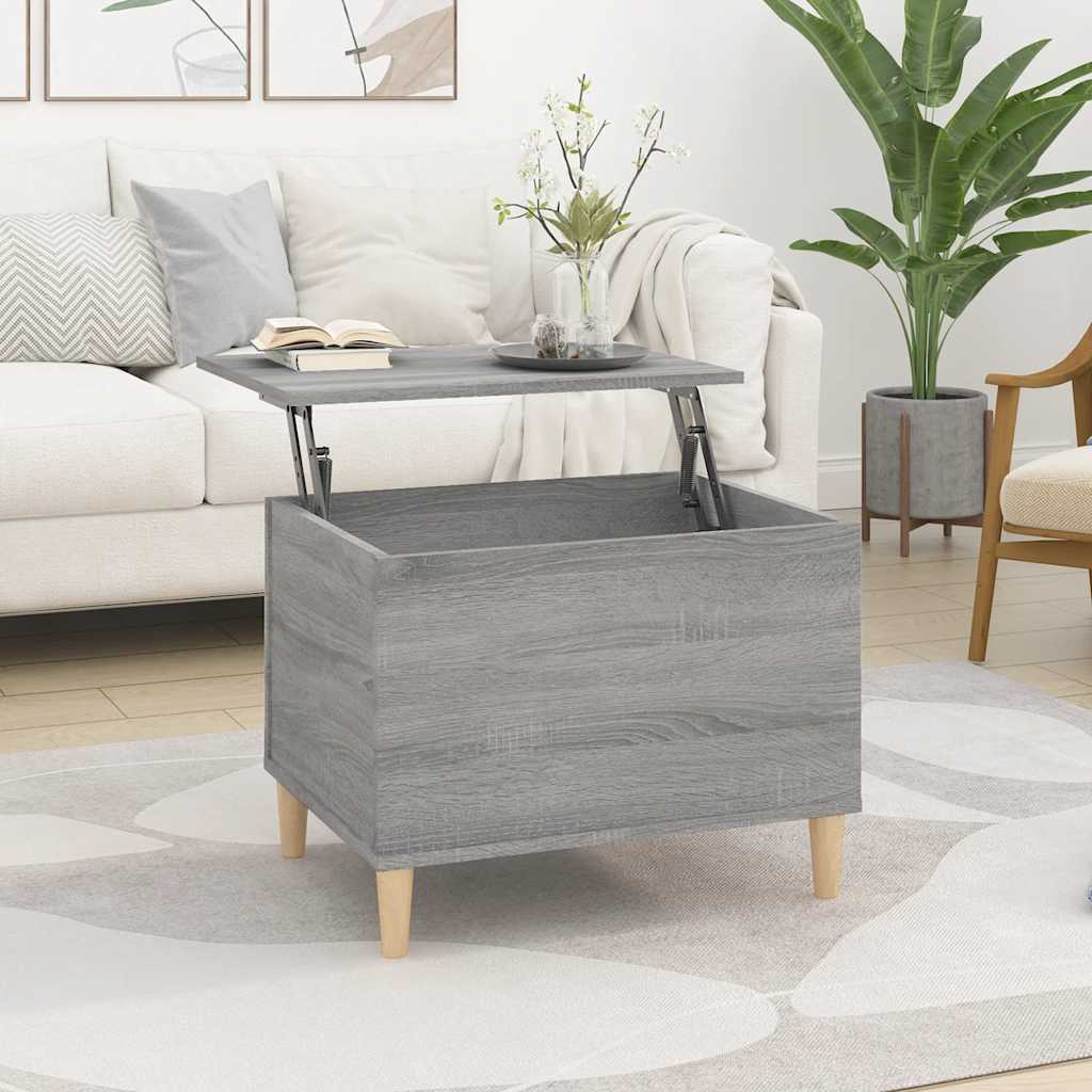 Salontafel 90X44,5X45 Cm Bewerkt Hout Kleurig