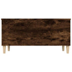 Salontafel 90X44,5X45 Cm Bewerkt Hout Kleurig