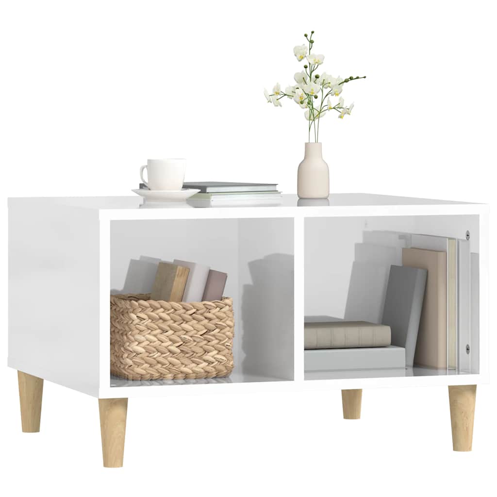 Salontafel 60X50X36,5 Cm Bewerkt Hout