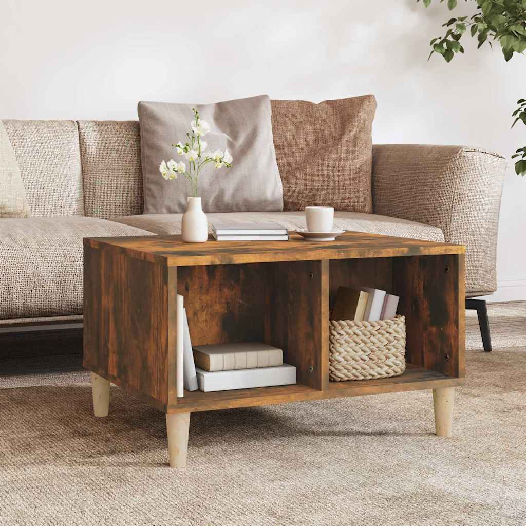Salontafel 60X50X36,5 Cm Bewerkt Hout