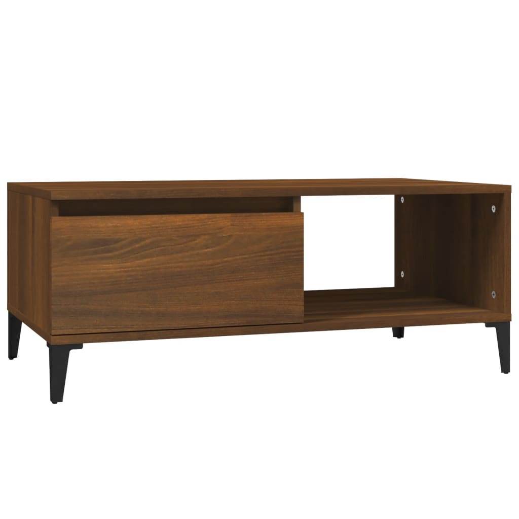 Salontafel 90X50X36,5 Cm Bewerkt Hout