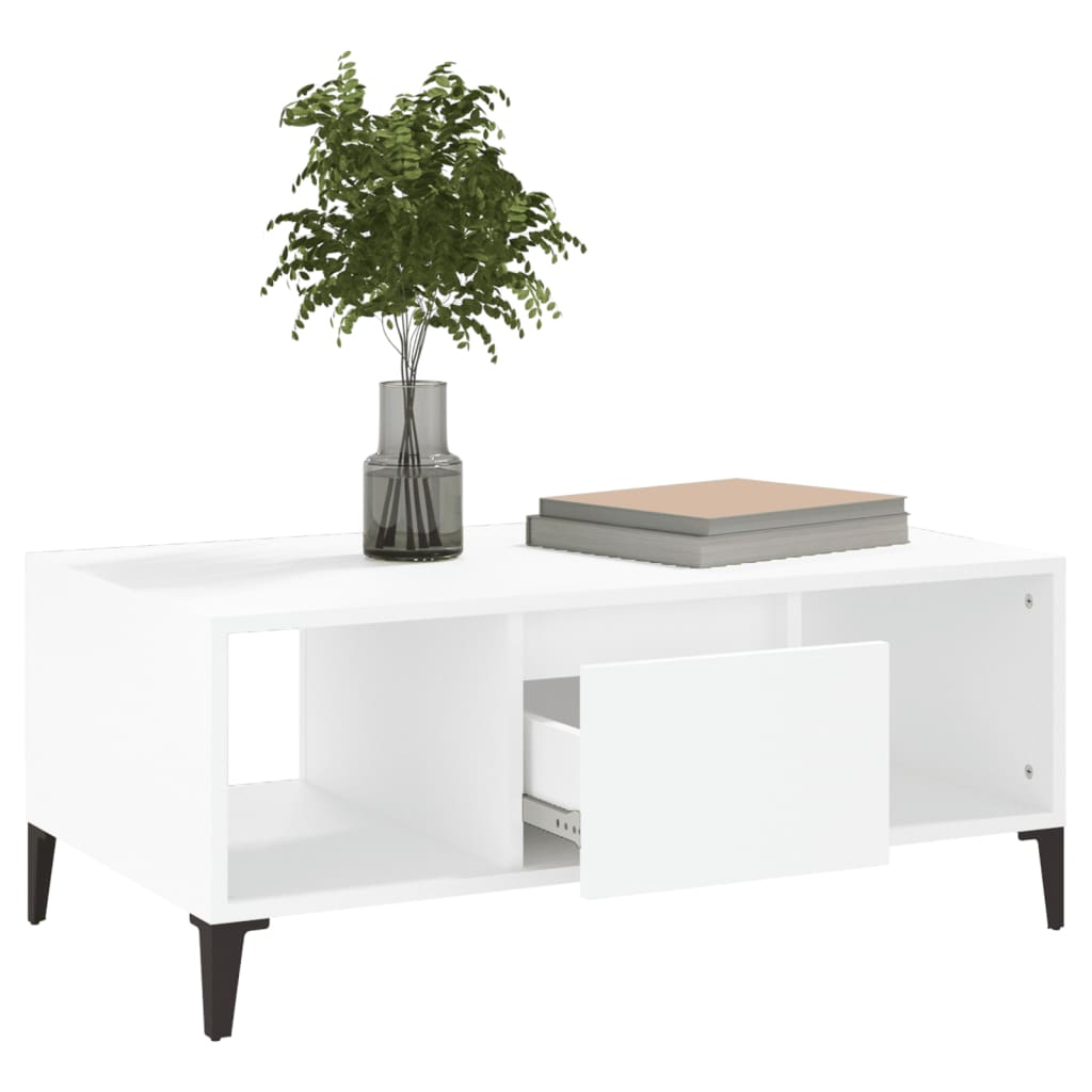 Salontafel 90X50X36,5 Cm Bewerkt Hout