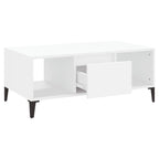 Salontafel 90X50X36,5 Cm Bewerkt Hout
