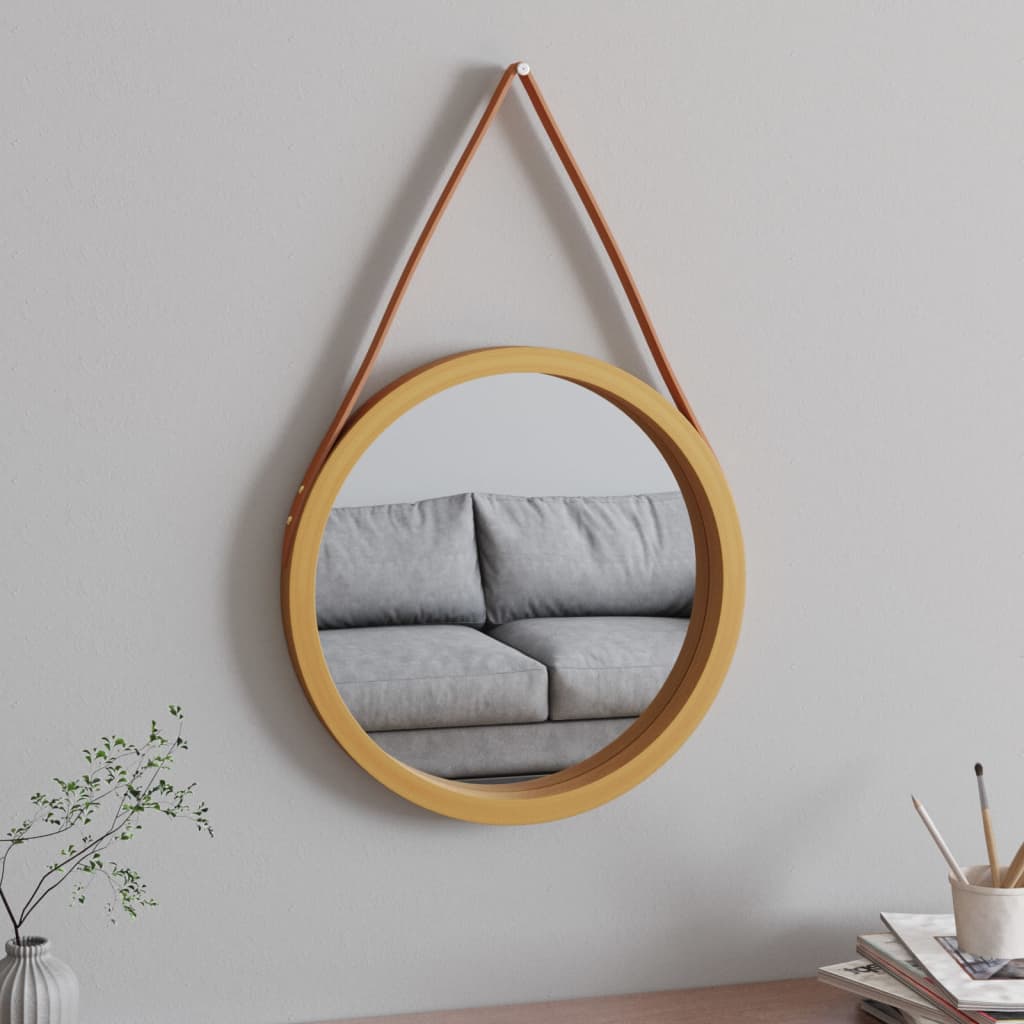 Wandspiegel Met Band 40 Cm Kleurig