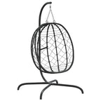 Hangstoel Met Kussen Poly Rattan En Staal