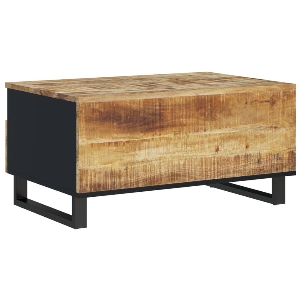 Salontafel 80X54X40 Cm Massief Mangohout En Bewerkt Hout