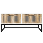 Salontafel 80X40X35 Cm Bewerkt Hout En Ijzer