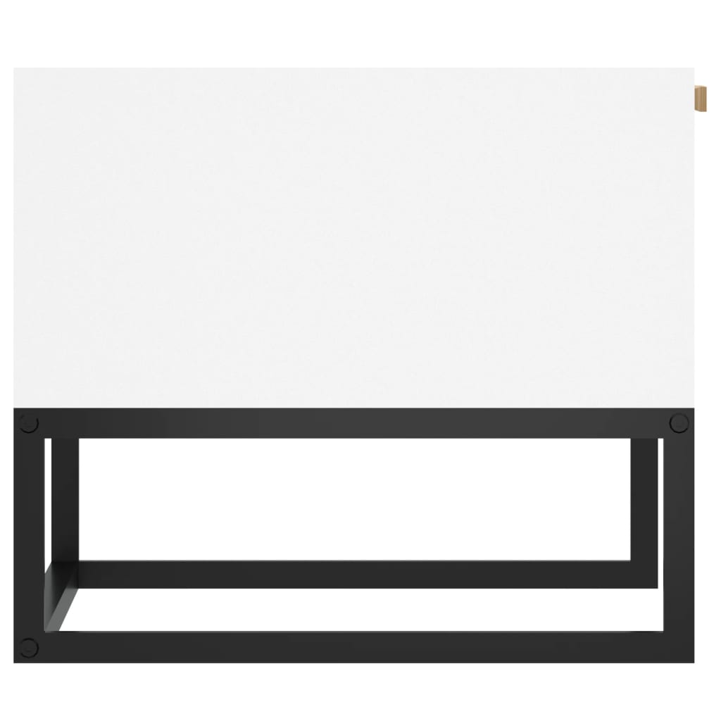 Salontafel 80X40X35 Cm Bewerkt Hout En Ijzer