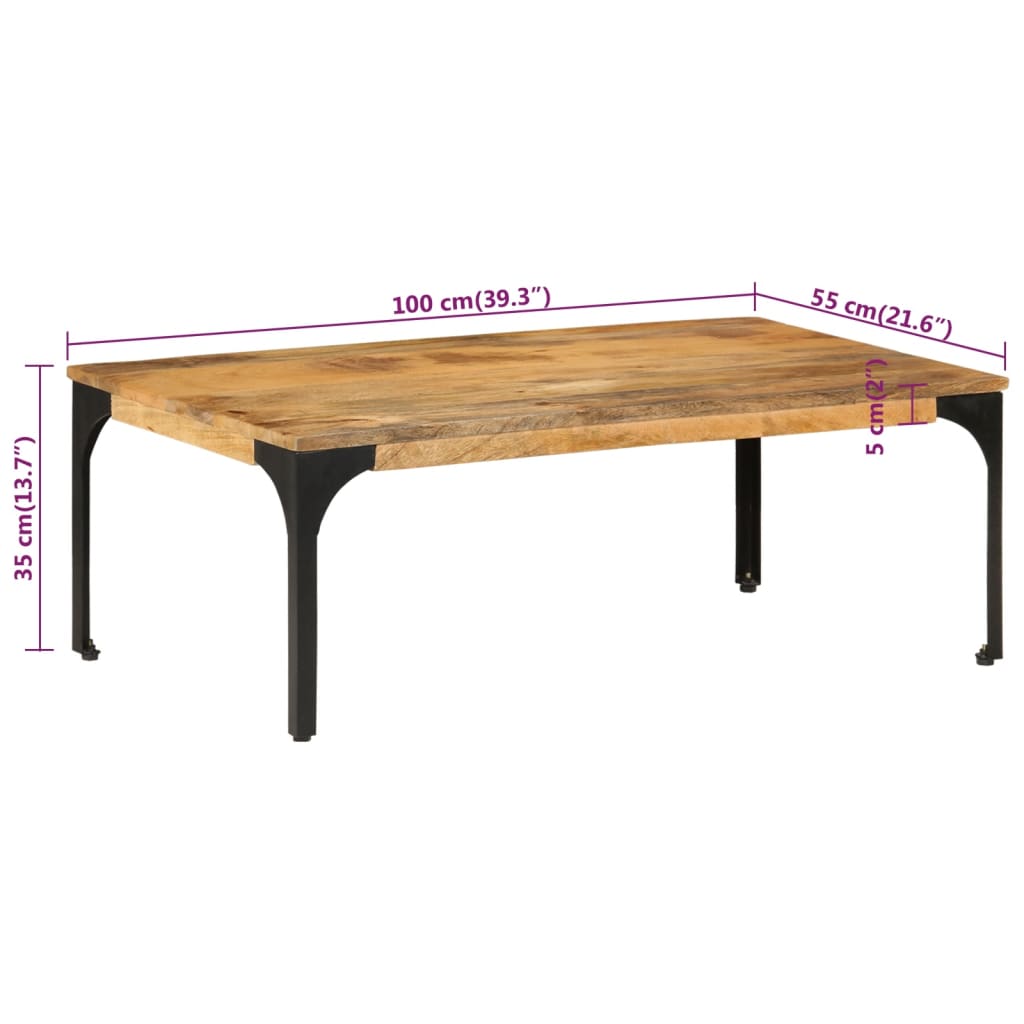 Salontafel 100X55X35 Cm