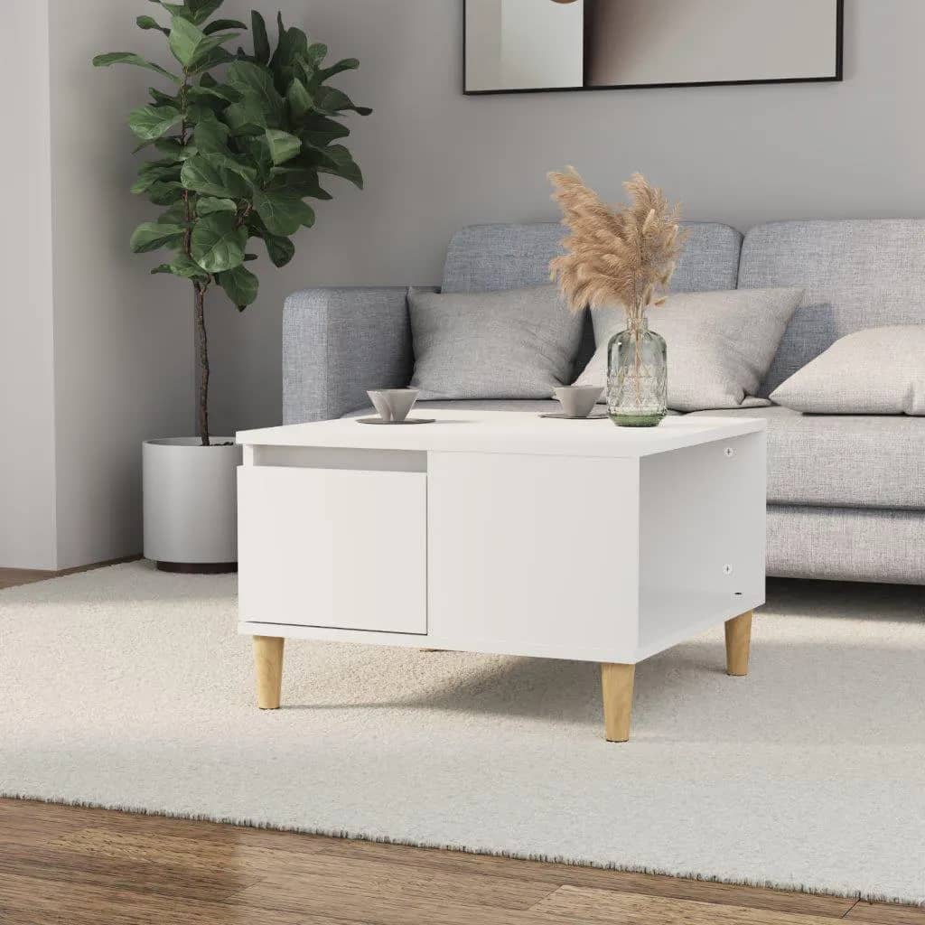 Salontafel 55X55X36,5 Cm Bewerkt Hout