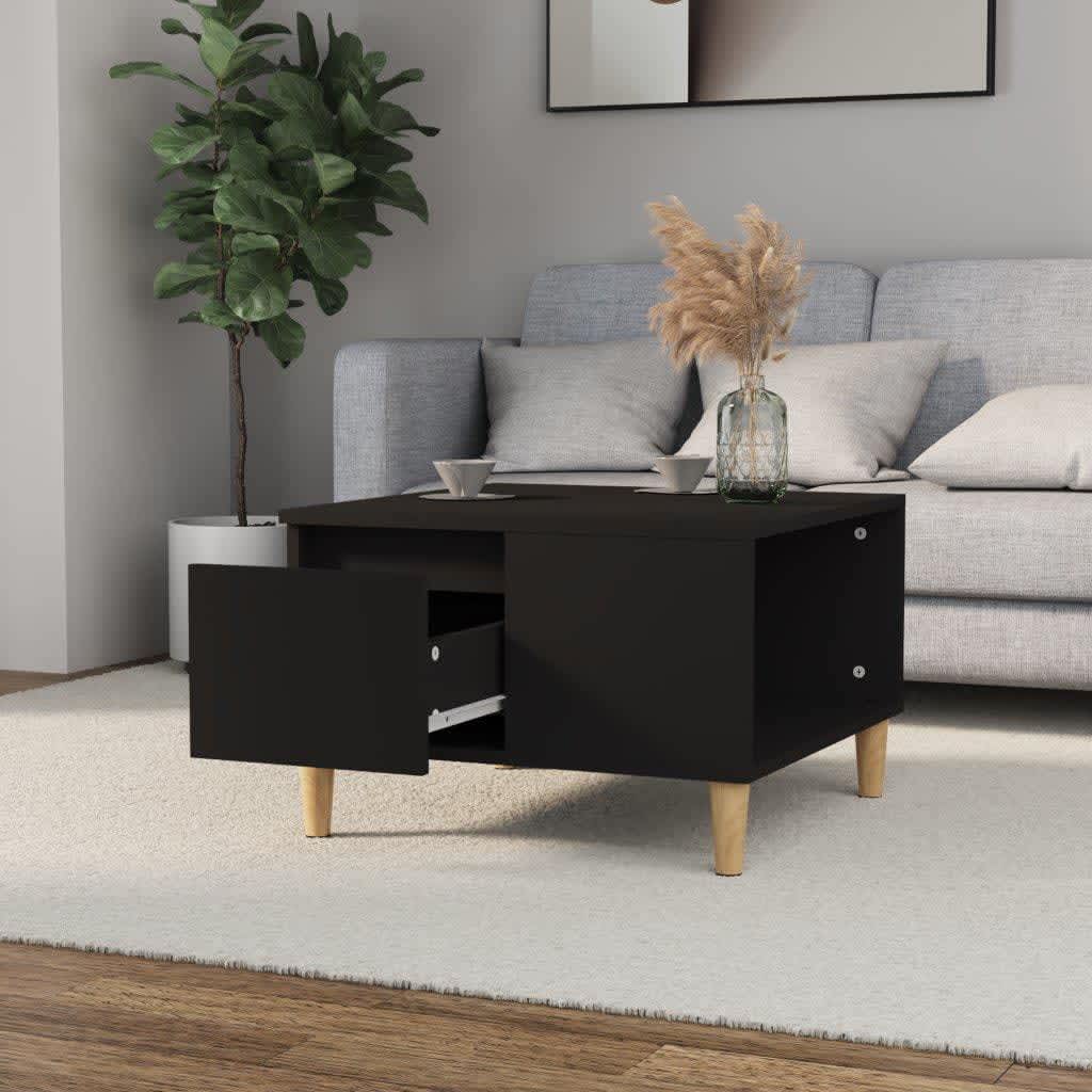 Salontafel 55X55X36,5 Cm Bewerkt Hout