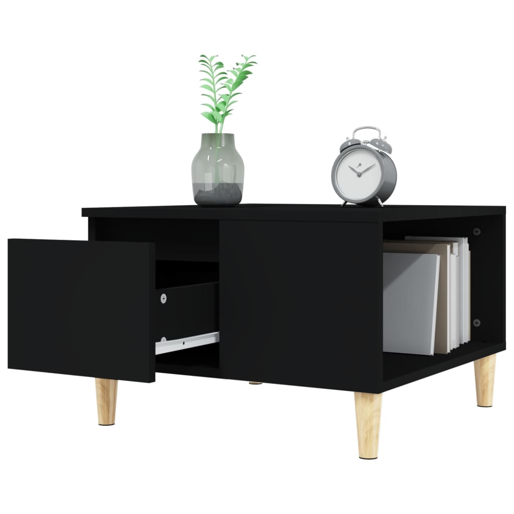 Salontafel 55X55X36,5 Cm Bewerkt Hout