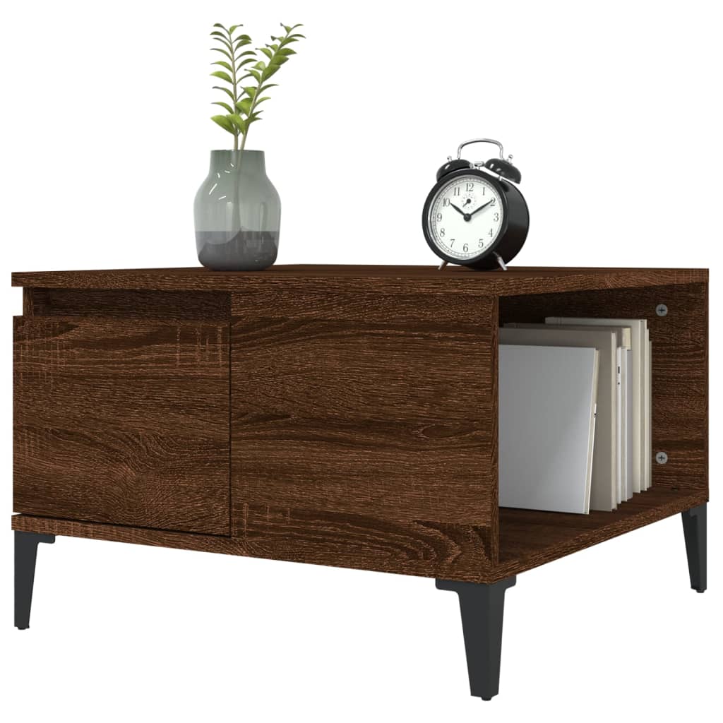 Salontafel 55X55X36,5 Cm Bewerkt Hout