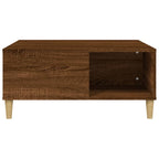 Salontafel 80X80X36,5 Cm Bewerkt Hout