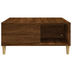 Salontafel 80X80X36,5 Cm Bewerkt Hout
