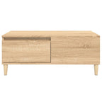 Salontafel 90X50X36,5 Cm Bewerkt Hout Kleurig