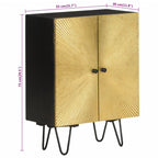 Dressoir 55X30X75 Cm Massief Mangohout